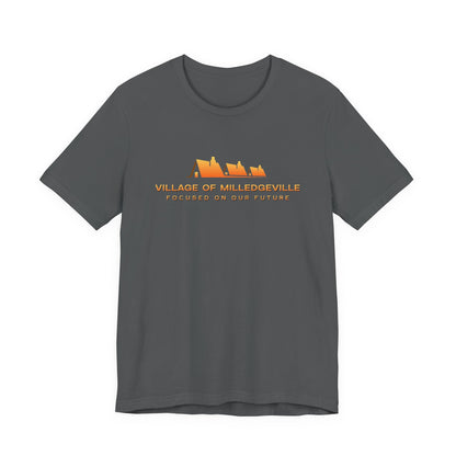 Focused on Our Future - Biker Back - Unisex Jersey Short Sleeve Tee