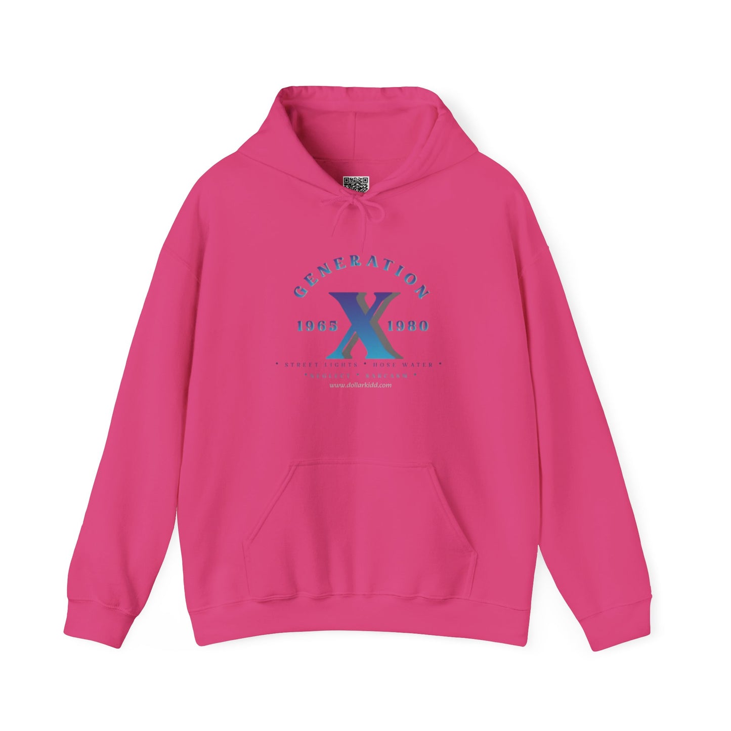 Gen X - 01 Blue Unisex Heavy Blend™ Hooded Sweatshirt