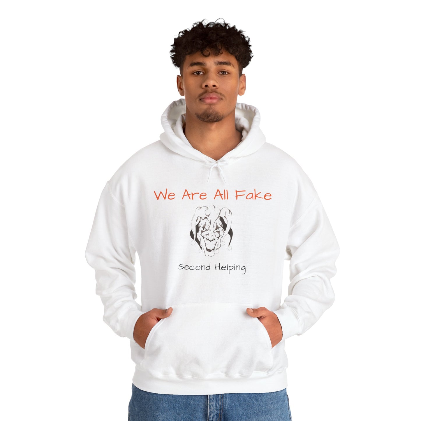 We Are All Fake Unisex Heavy Blend™ Hooded Sweatshirt