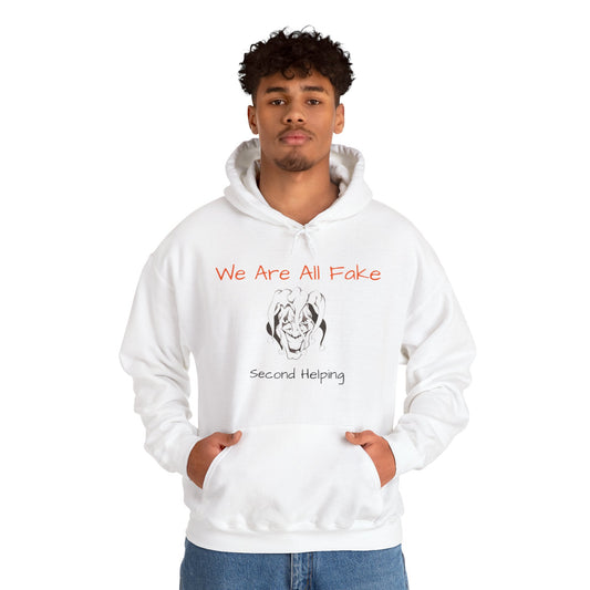 We Are All Fake Unisex Heavy Blend™ Hooded Sweatshirt