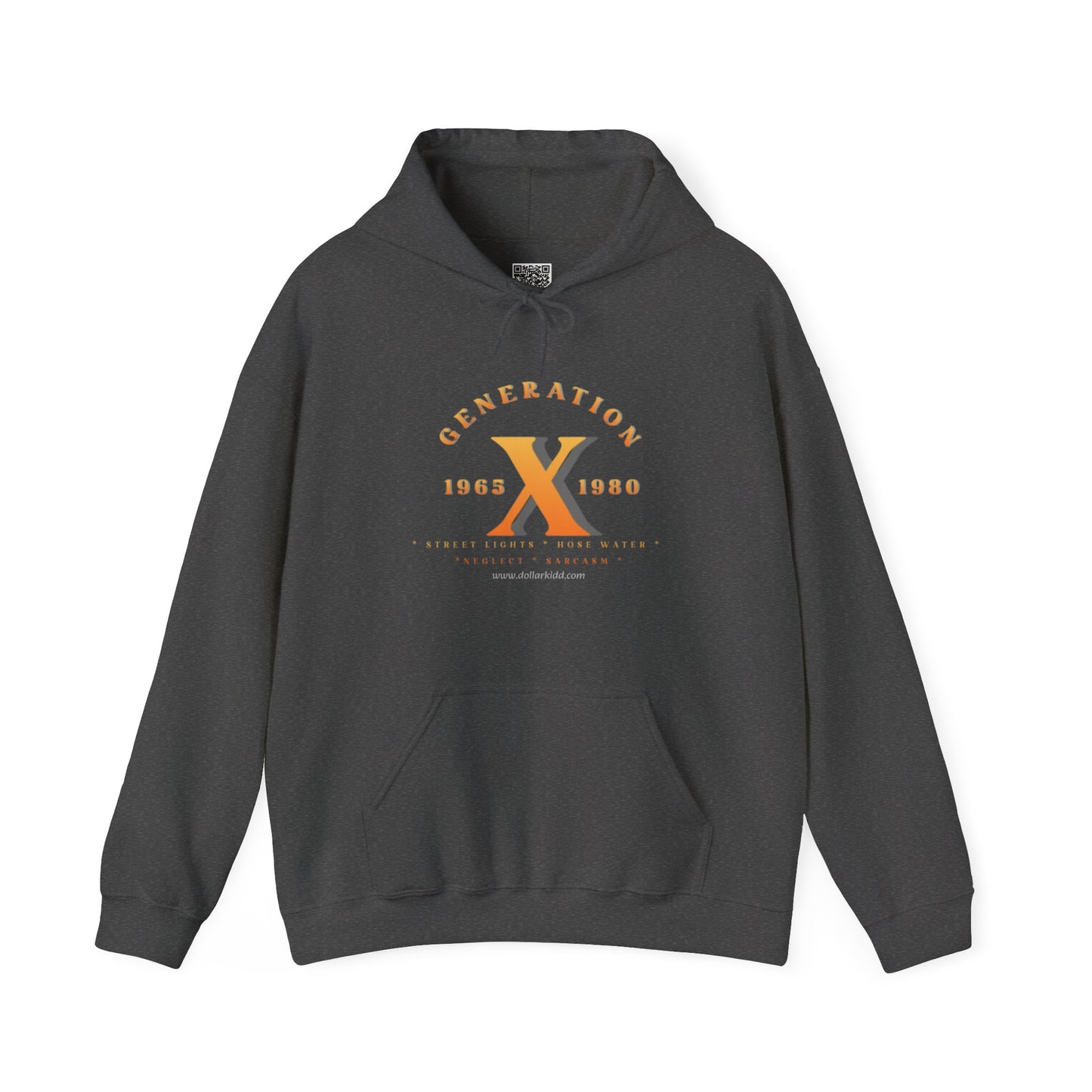 Gen X - 01 Orange Unisex Heavy Blend™ Hooded Sweatshirt