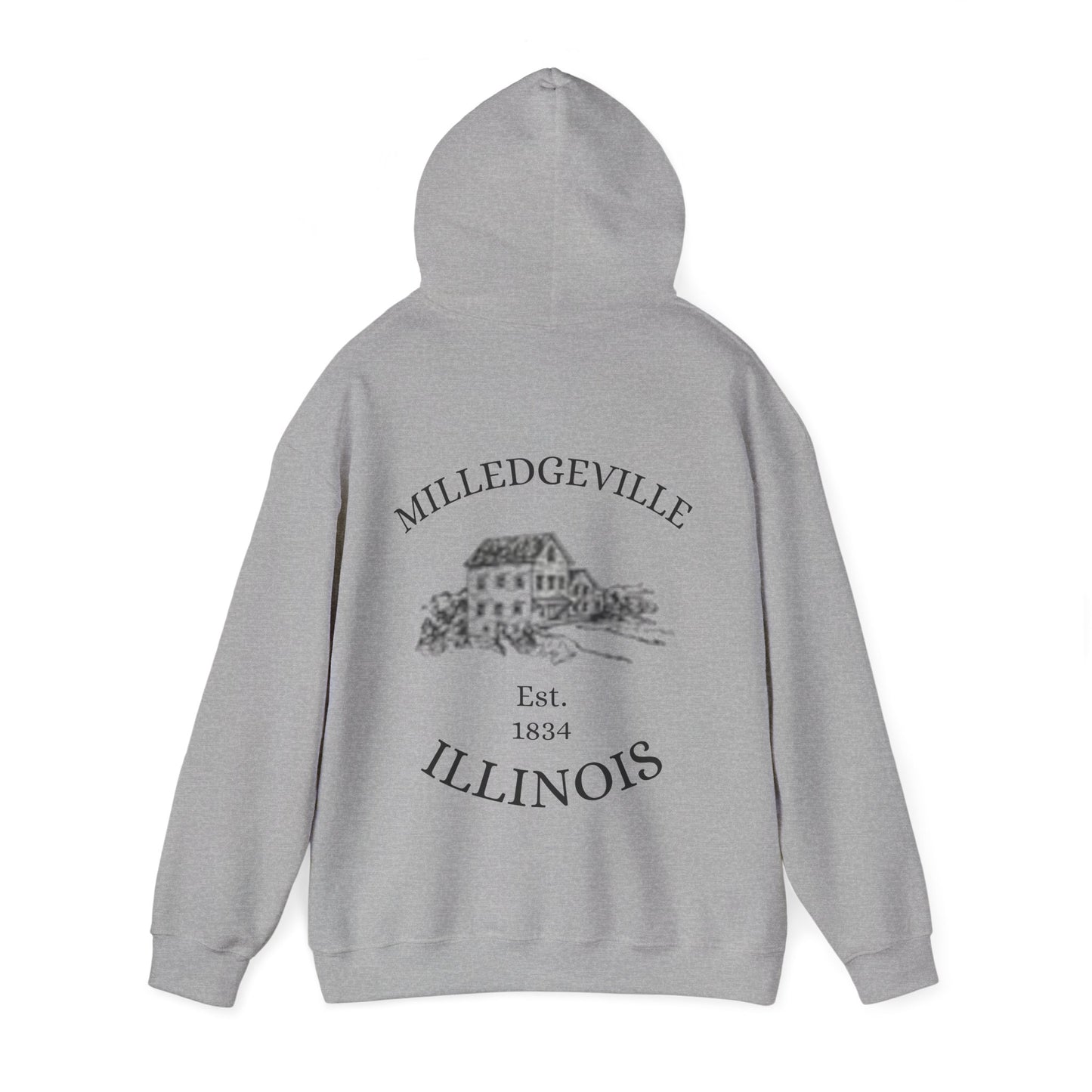 Focused on Our Future - Biker Back- Unisex Heavy Blend™ Hooded Sweatshirt