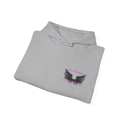 Give Her Wings Unisex Heavy Blend™ Hooded Sweatshirt