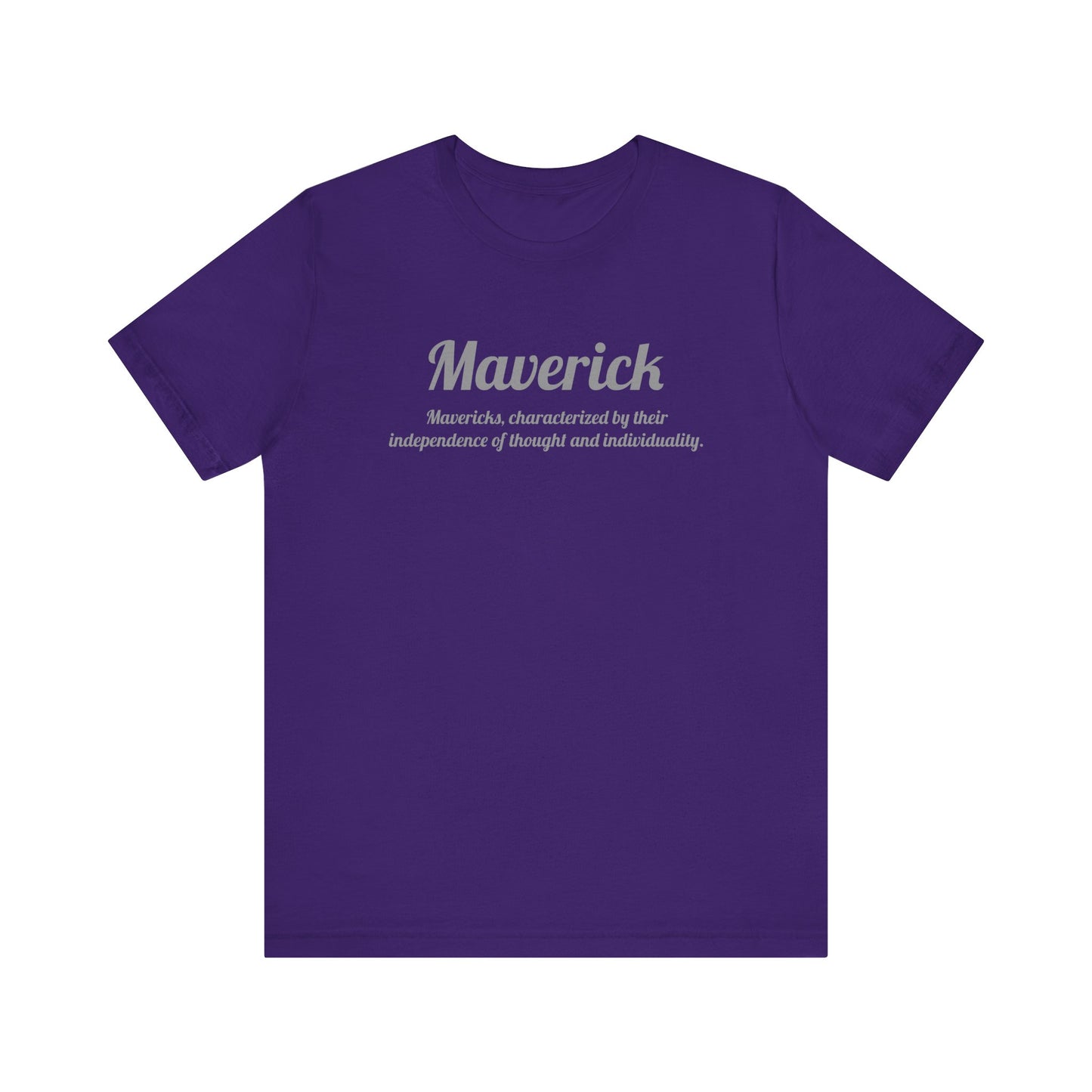 Maverick - Maverick Unisex Jersey Short Sleeve Tee