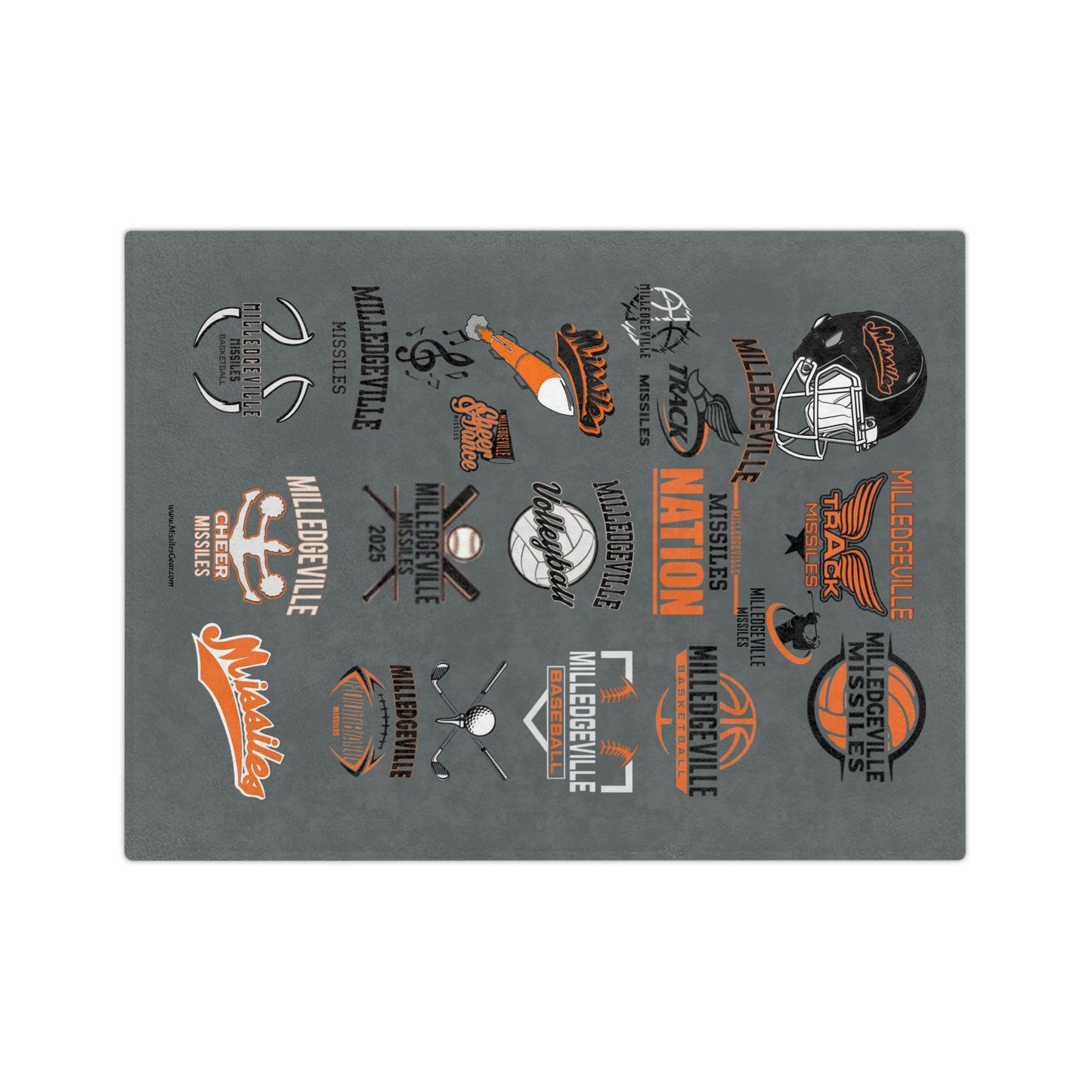 Missiles Nation 02 Velveteen Microfiber Blanket