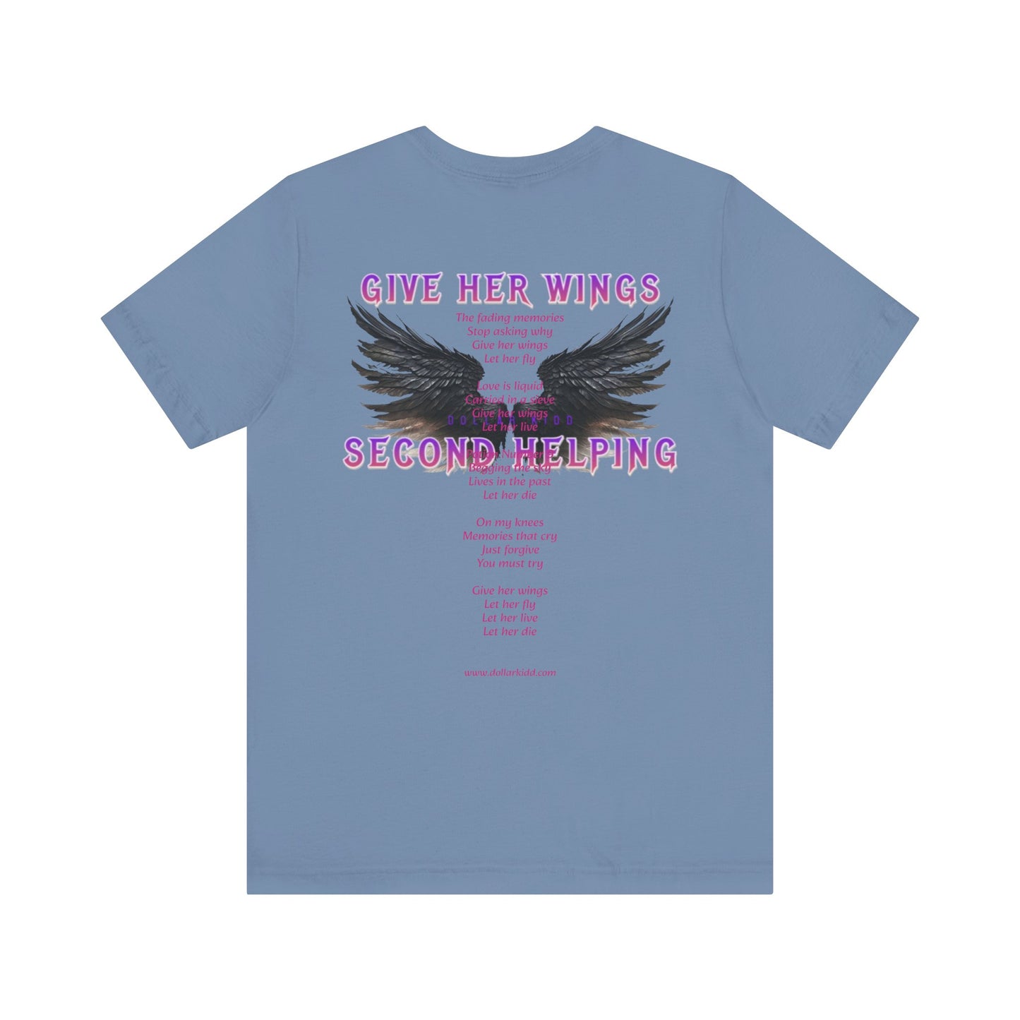 Give Her Wings Unisex Jersey Short Sleeve Tee