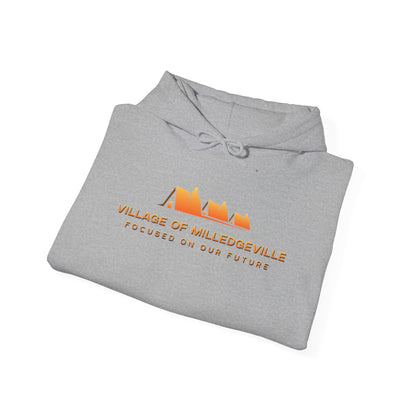 Focused on Our Future - Biker Back- Unisex Heavy Blend™ Hooded Sweatshirt