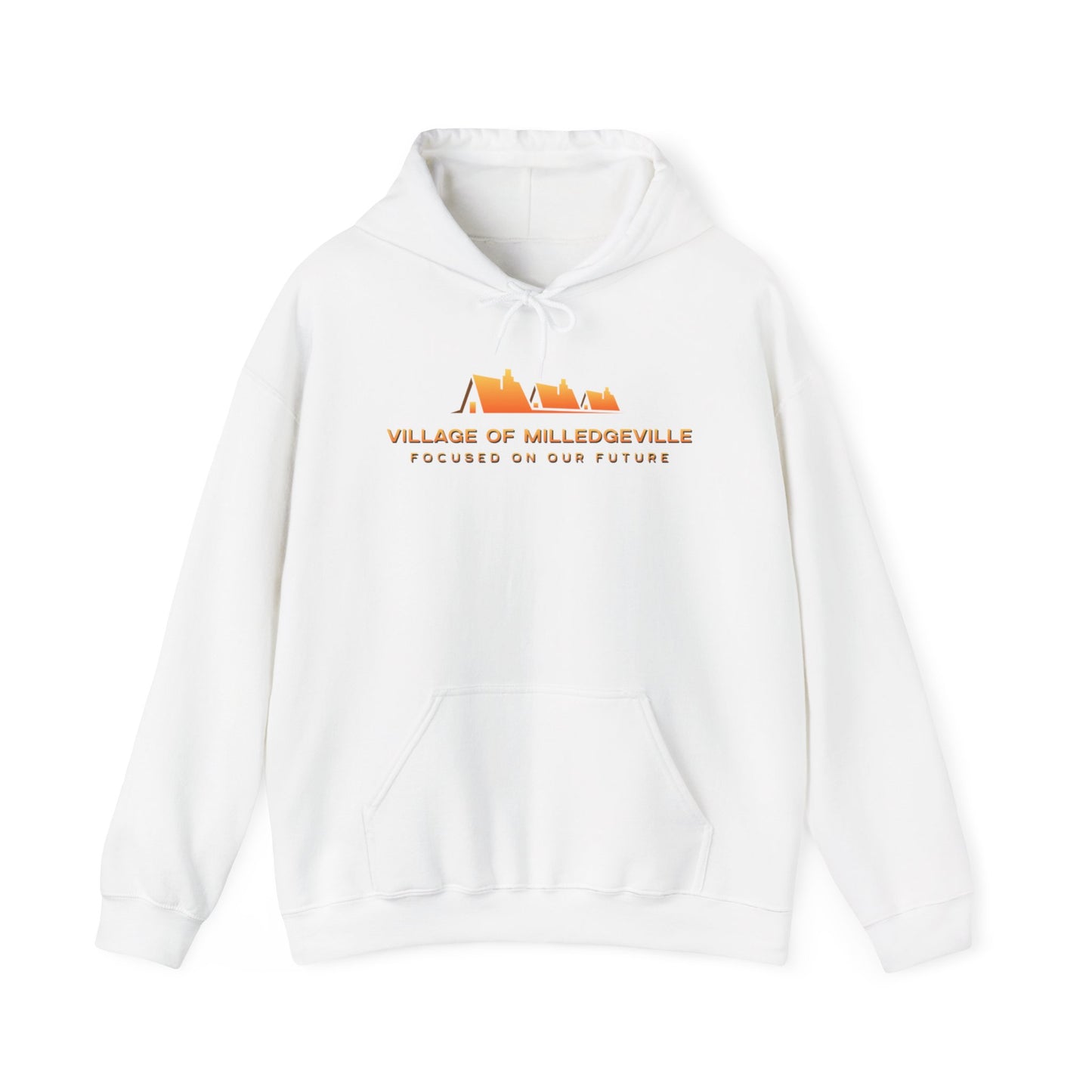 Focused on Our Future - Biker Back- Unisex Heavy Blend™ Hooded Sweatshirt