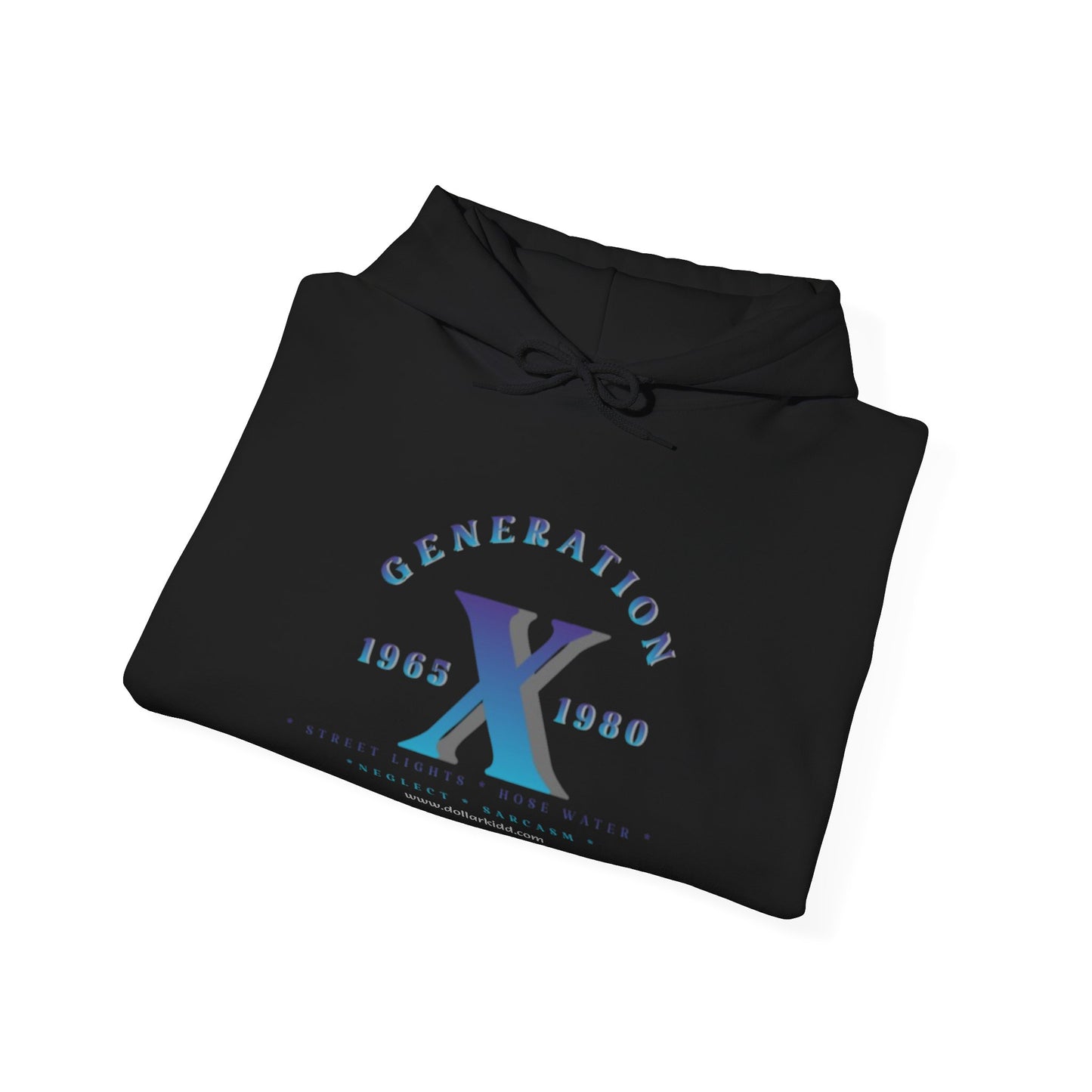Gen X - 01 Blue Unisex Heavy Blend™ Hooded Sweatshirt