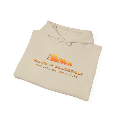 Focused on Our Future - Biker Back- Unisex Heavy Blend™ Hooded Sweatshirt