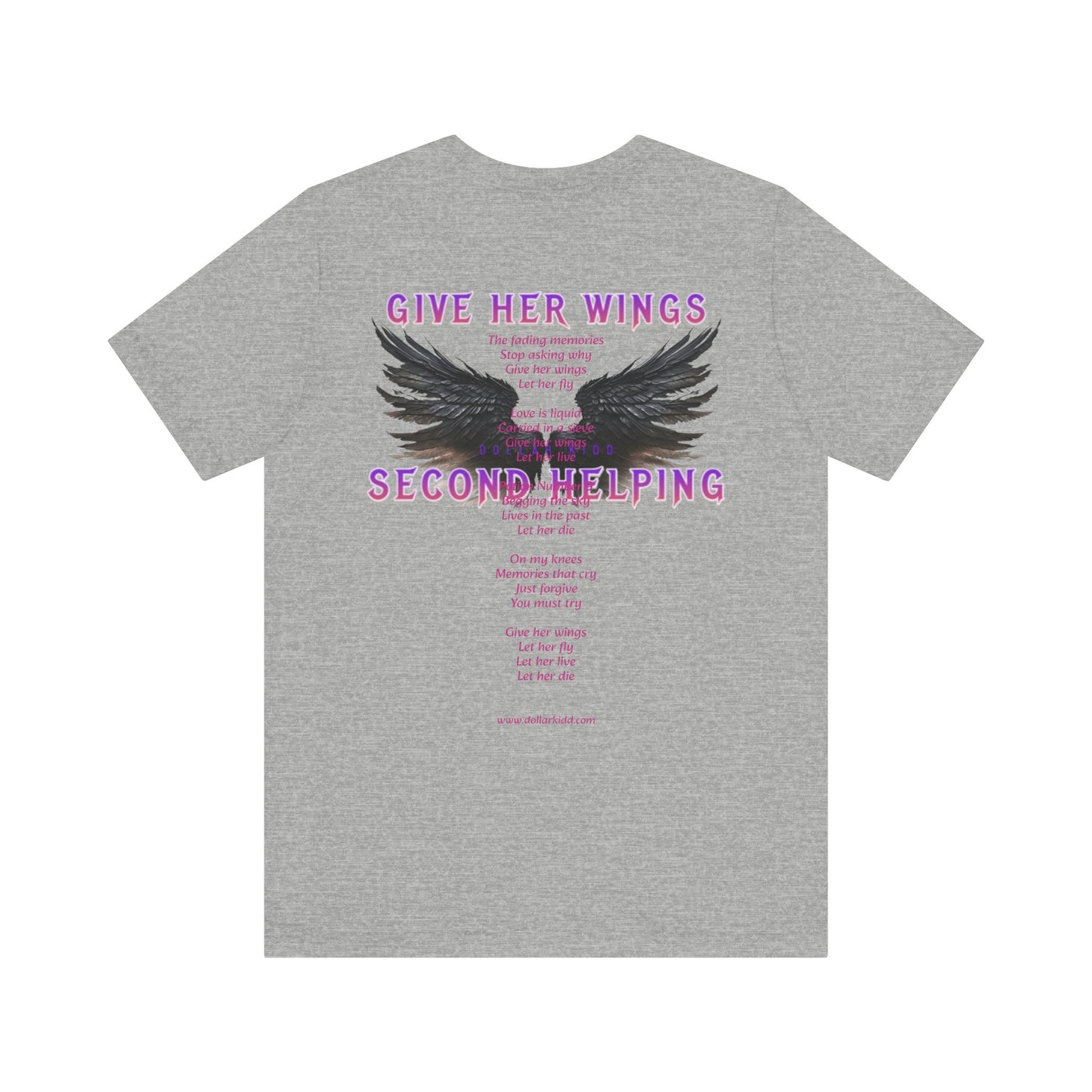 Give Her Wings Unisex Jersey Short Sleeve Tee