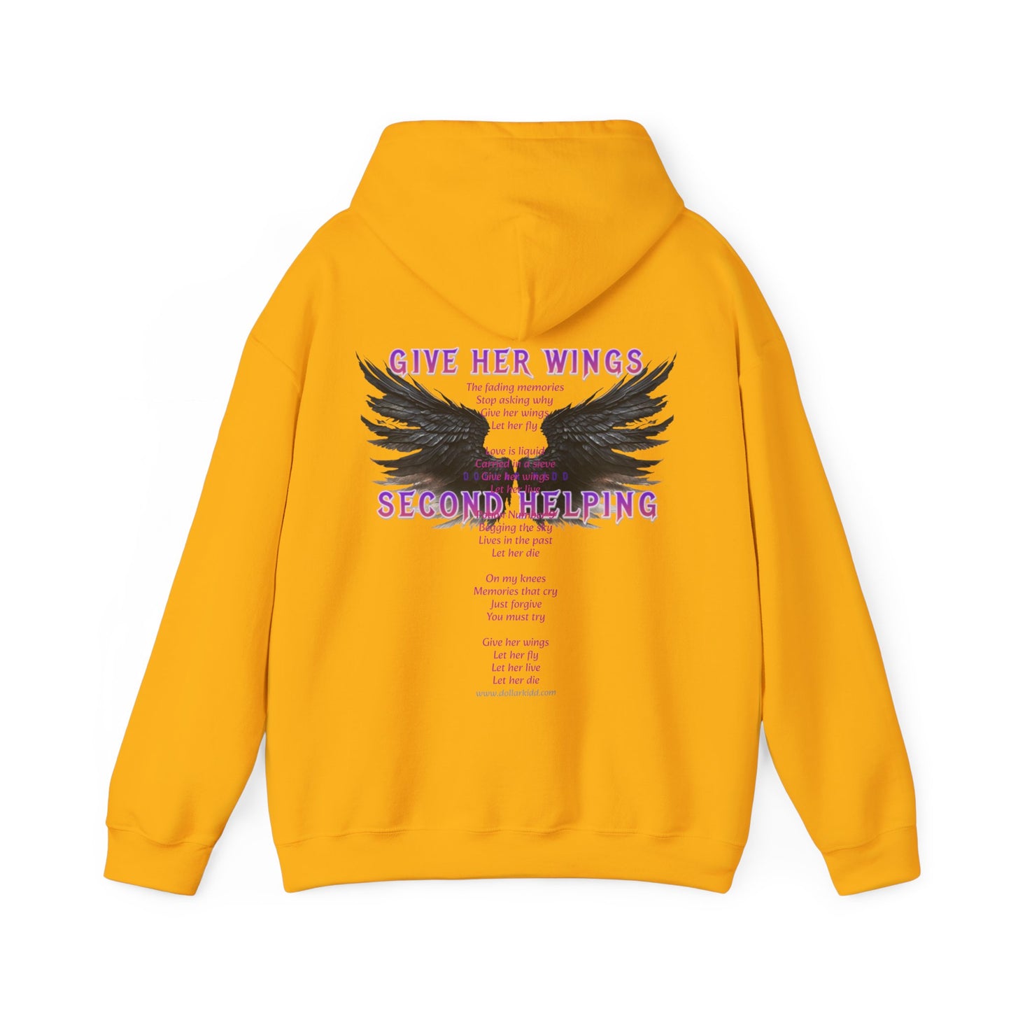 Give Her Wings Unisex Heavy Blend™ Hooded Sweatshirt