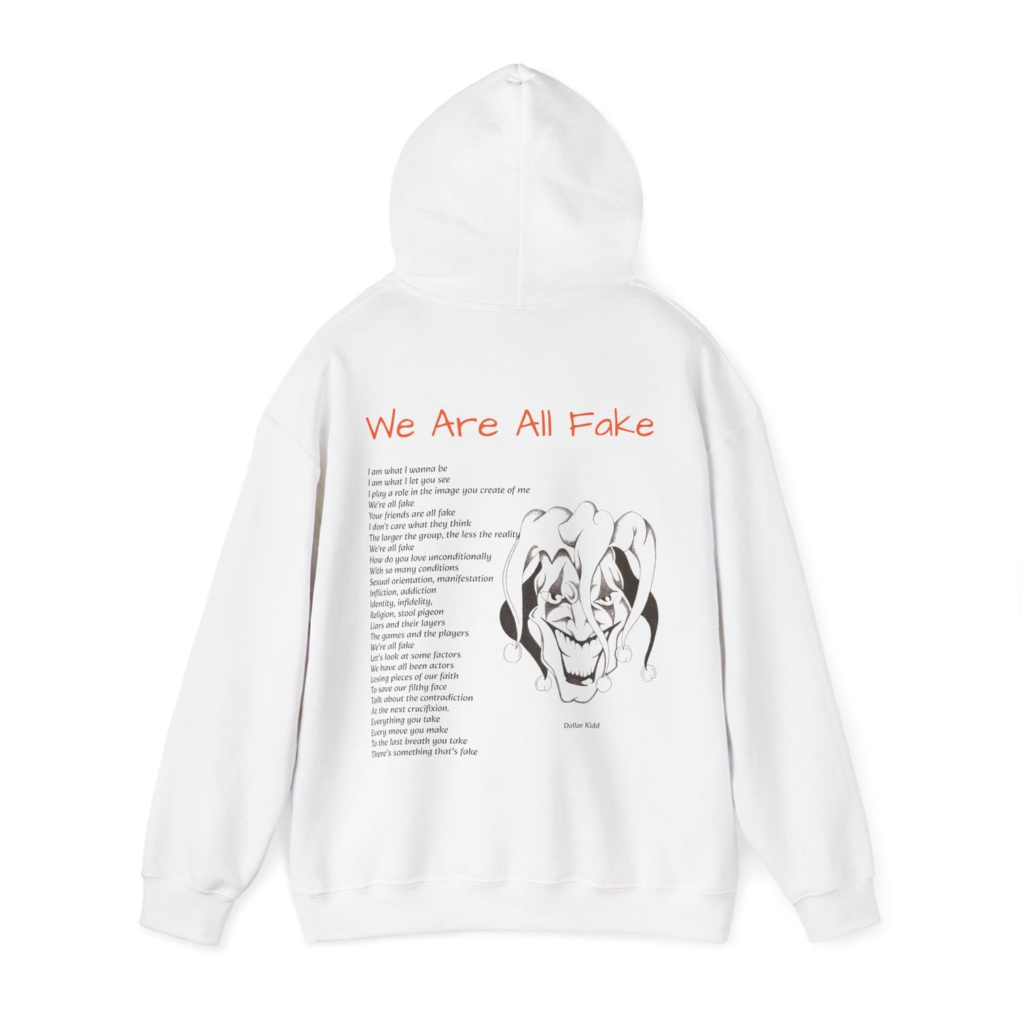 We Are All Fake Unisex Heavy Blend™ Hooded Sweatshirt