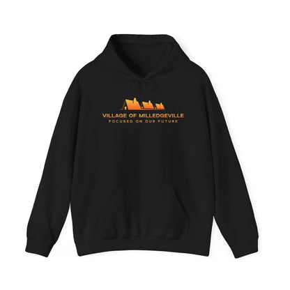 Focused on Our Future - Biker Back- Unisex Heavy Blend™ Hooded Sweatshirt
