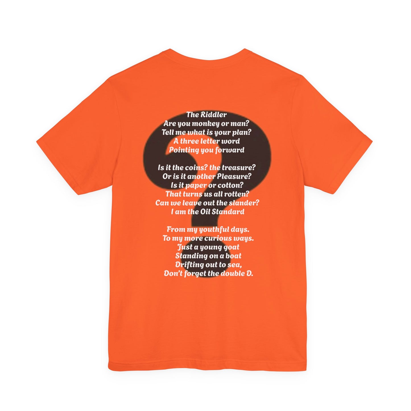 Riddle Me This Unisex Jersey Short Sleeve Tee