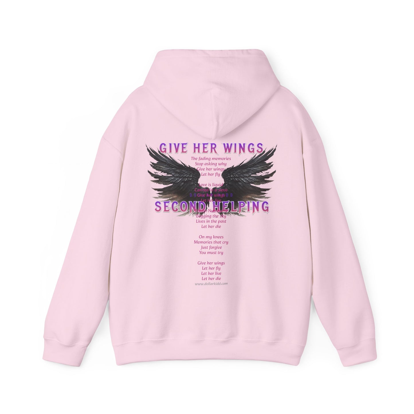 Give Her Wings Unisex Heavy Blend™ Hooded Sweatshirt