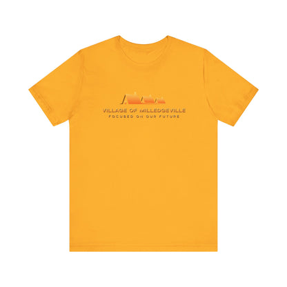 Focused on Our Future - Biker Back - Unisex Jersey Short Sleeve Tee