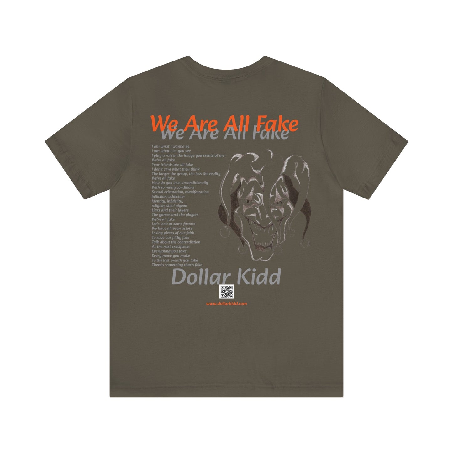 We Are All Fake Unisex Jersey Short Sleeve Tee