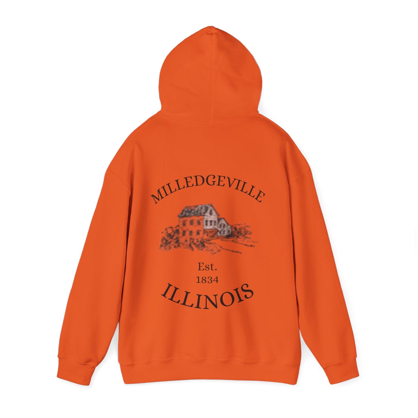 Focused on Our Future - Biker Back- Unisex Heavy Blend™ Hooded Sweatshirt
