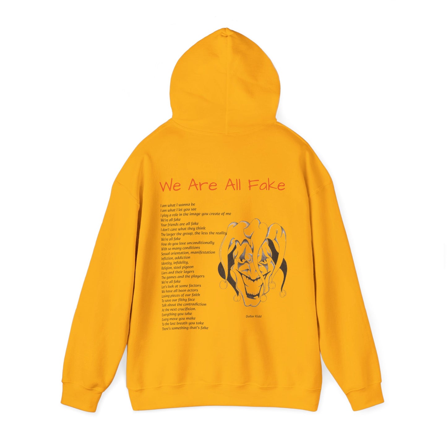 We Are All Fake Unisex Heavy Blend™ Hooded Sweatshirt
