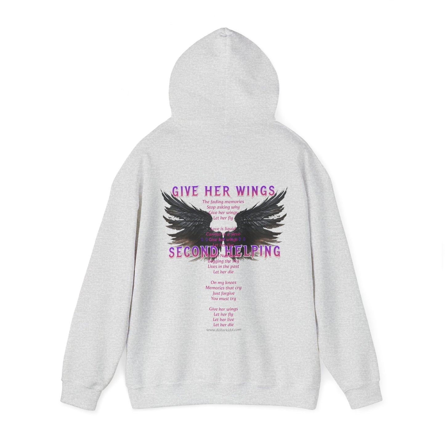 Give Her Wings Unisex Heavy Blend™ Hooded Sweatshirt