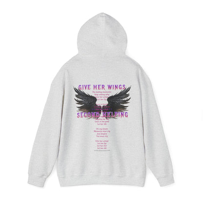 Give Her Wings Unisex Heavy Blend™ Hooded Sweatshirt