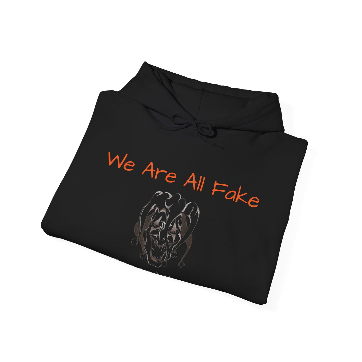 We Are All Fake - Dark Colors Unisex Heavy Blend™ Hooded Sweatshirt