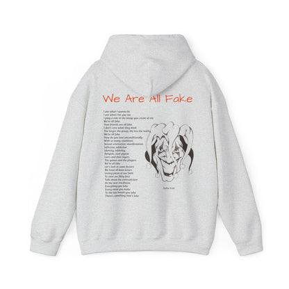 We Are All Fake Unisex Heavy Blend™ Hooded Sweatshirt