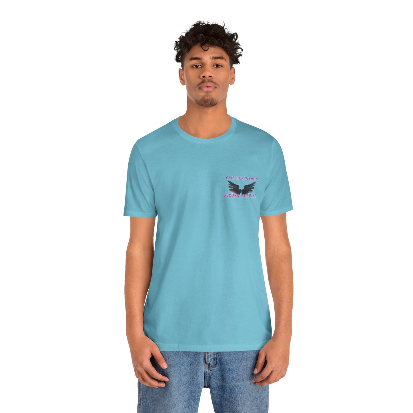 Give Her Wings Unisex Jersey Short Sleeve Tee