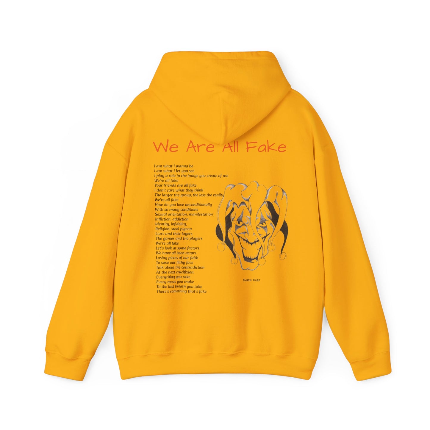 We Are All Fake Unisex Heavy Blend™ Hooded Sweatshirt