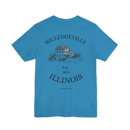 Focused on Our Future - Biker Back - Unisex Jersey Short Sleeve Tee