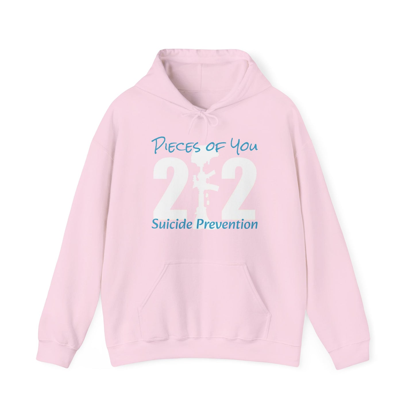 Awareness - Suicide Prevention - 22 Veteran's A Day Unisex Heavy Blend™ Hooded Sweatshirt