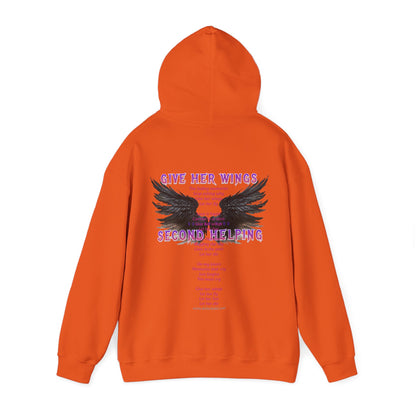 Give Her Wings Unisex Heavy Blend™ Hooded Sweatshirt