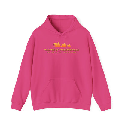 Focused on Our Future - Biker Back- Unisex Heavy Blend™ Hooded Sweatshirt