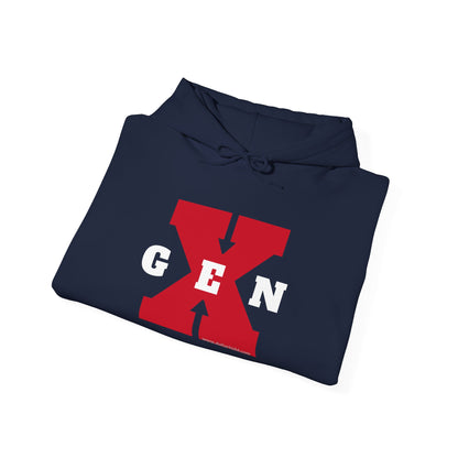 Gen X - 01 Big Red Unisex Heavy Blend™ Hooded Sweatshirt