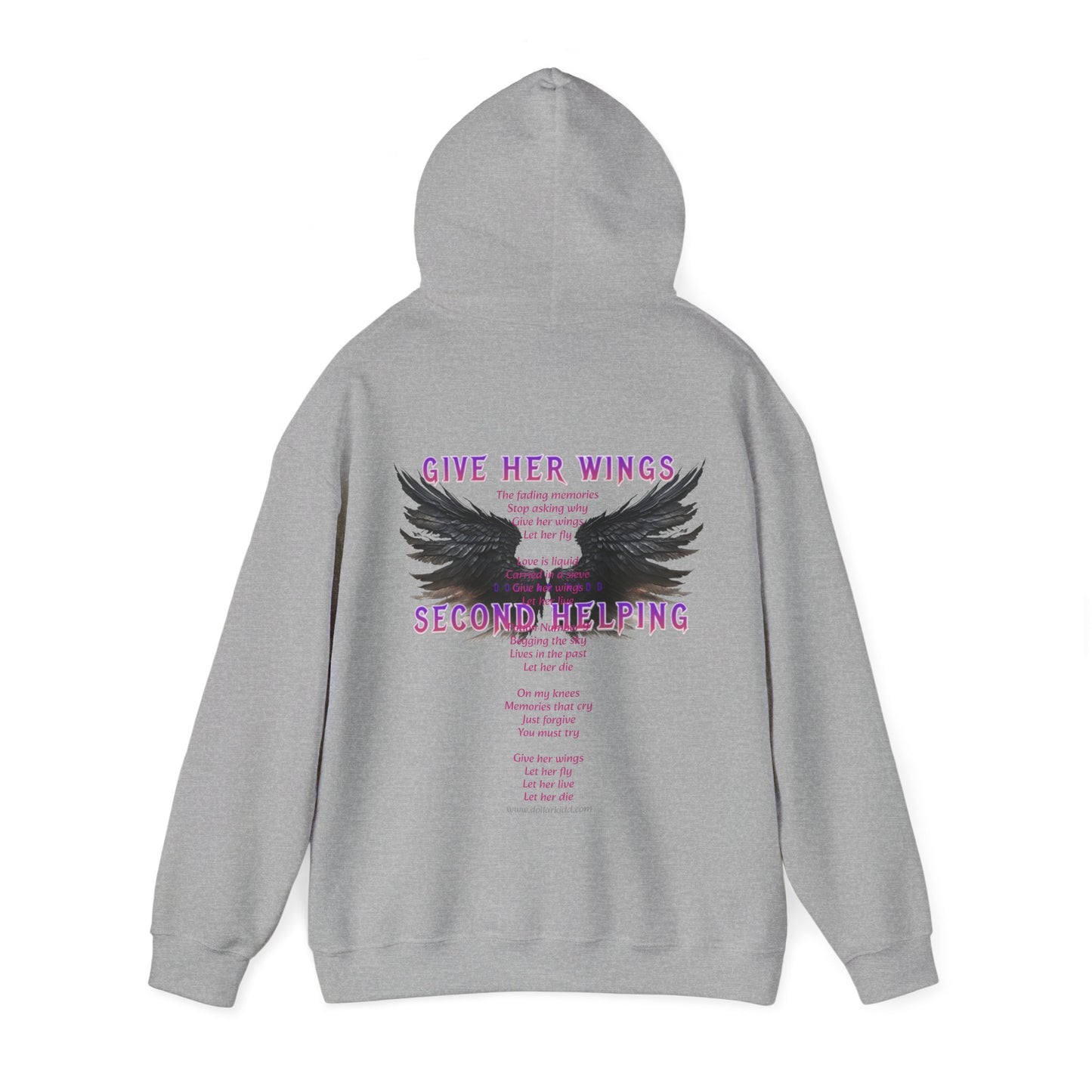 Give Her Wings Unisex Heavy Blend™ Hooded Sweatshirt