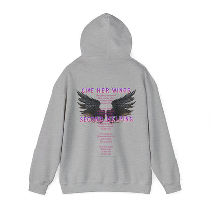 Give Her Wings Unisex Heavy Blend™ Hooded Sweatshirt