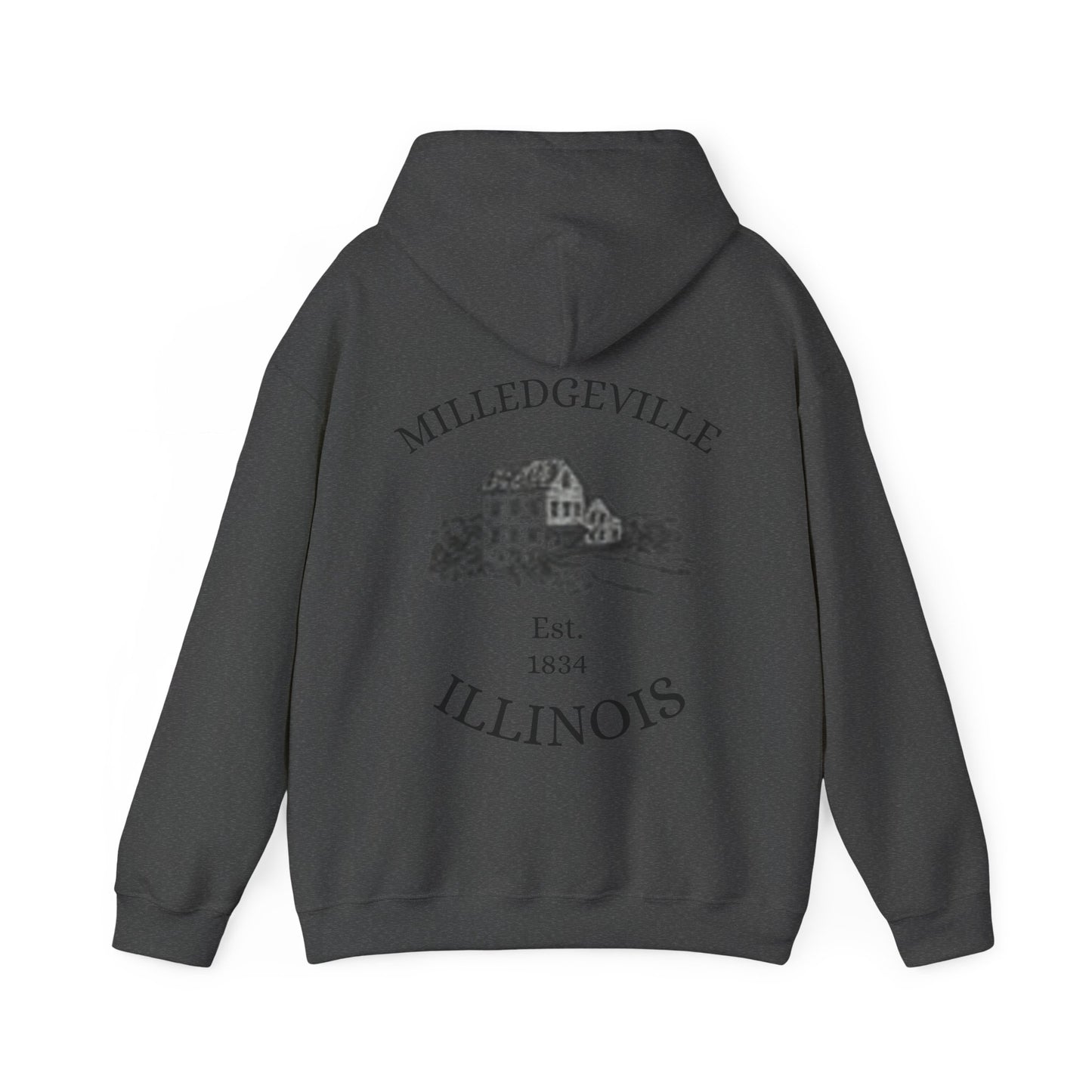 Focused on Our Future - Biker Back- Unisex Heavy Blend™ Hooded Sweatshirt