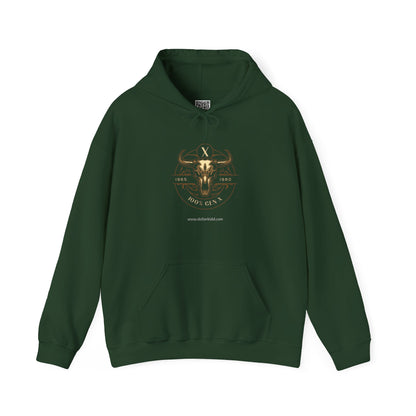 Gen X - Bull Skull A Unisex Heavy Blend™ Hooded Sweatshirt