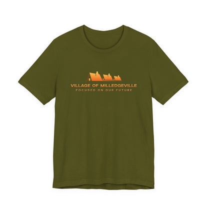 Focused on Our Future - Biker Back - Unisex Jersey Short Sleeve Tee
