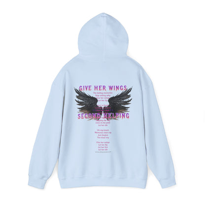 Give Her Wings Unisex Heavy Blend™ Hooded Sweatshirt