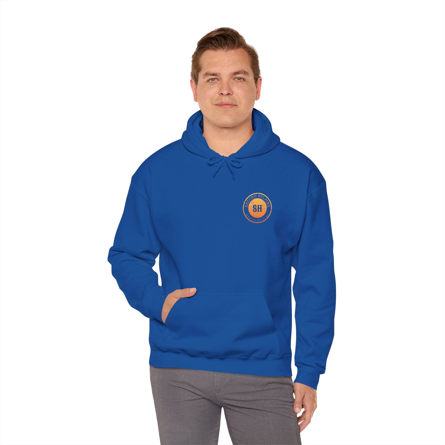 Second Helping - What's Left of Me - Unisex Heavy Blend™ Hooded Sweatshirt