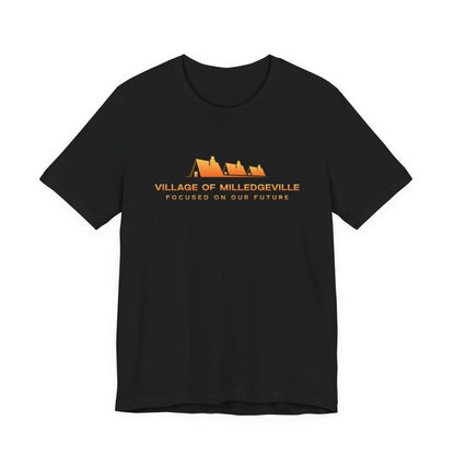 Focused on Our Future - Biker Back - Unisex Jersey Short Sleeve Tee