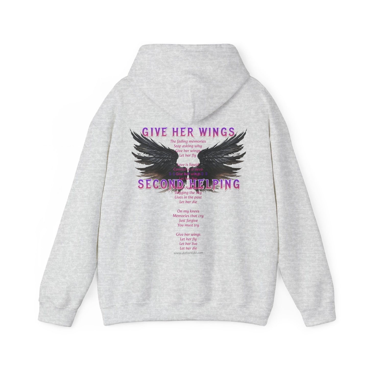 Give Her Wings Unisex Heavy Blend™ Hooded Sweatshirt