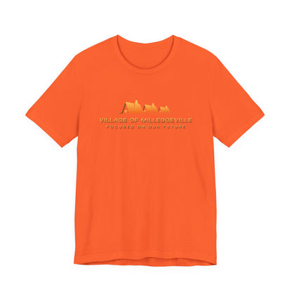 Focused on Our Future - Biker Back - Unisex Jersey Short Sleeve Tee